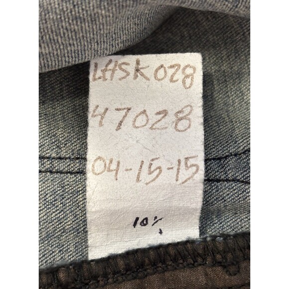 FRAME Denim Jeans Medium Wash Blue Ankle Le Skinny Soft Stretch Distressed Sz 27 - Picture 7 of 8